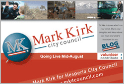 Mark Kirk, Hesperia City Council